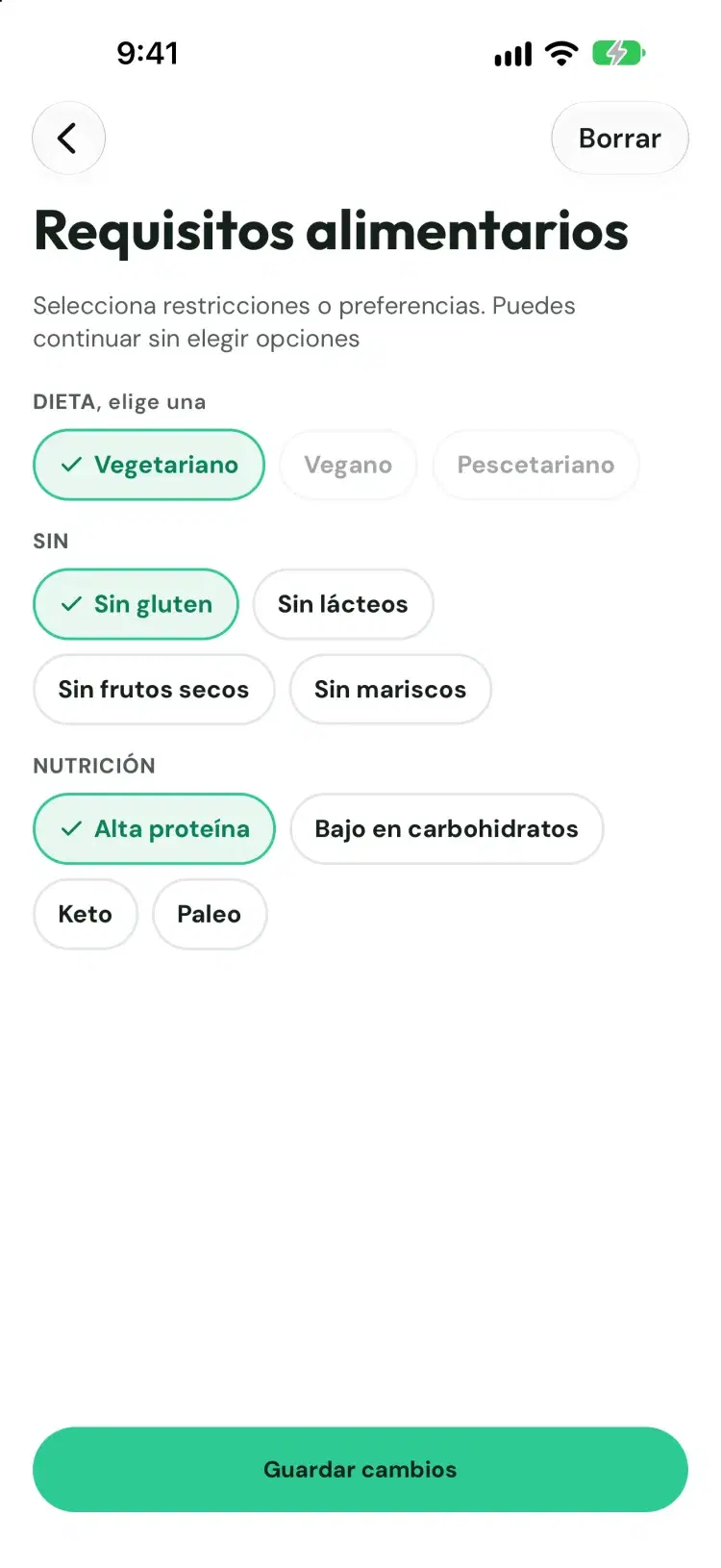 Pantry Pic diet filters