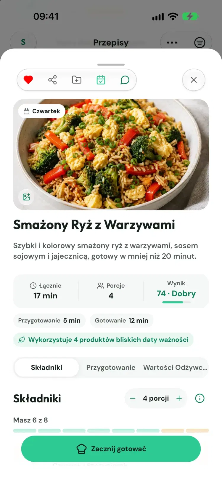 Wartości odżywcze na wyciągnięcie ręki