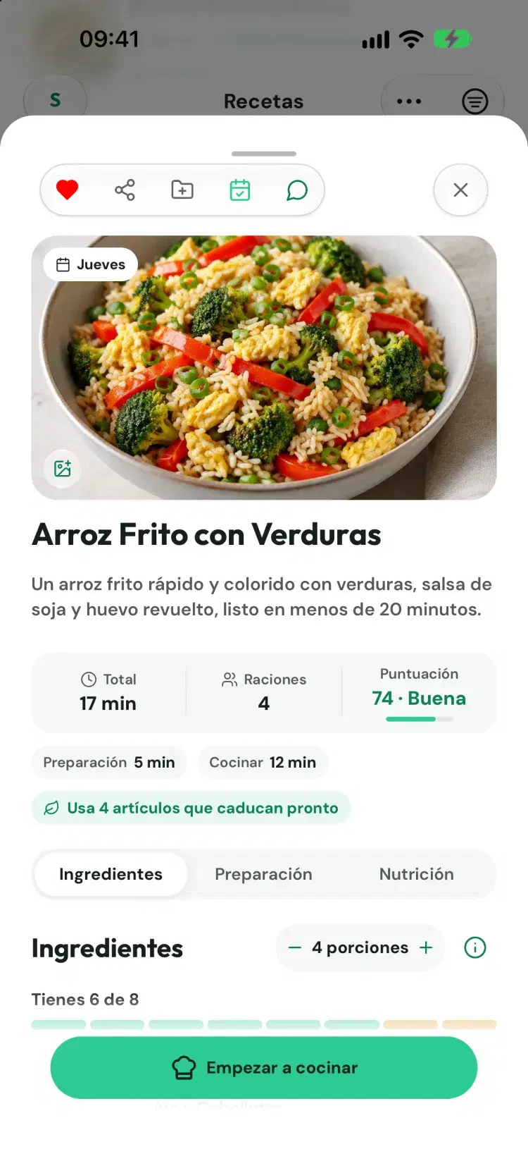 La nutrición al alcance de tu mano