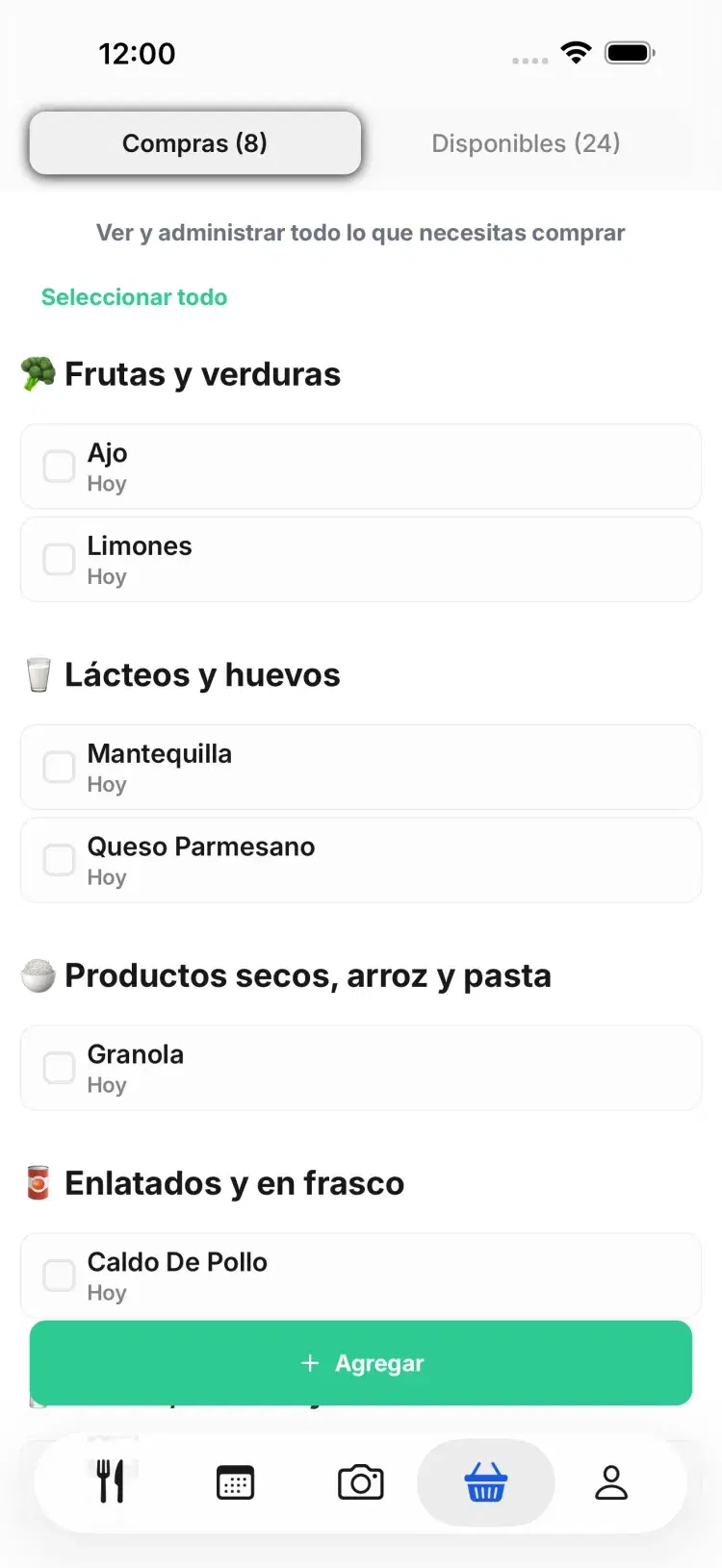 A shopping list that writes itself