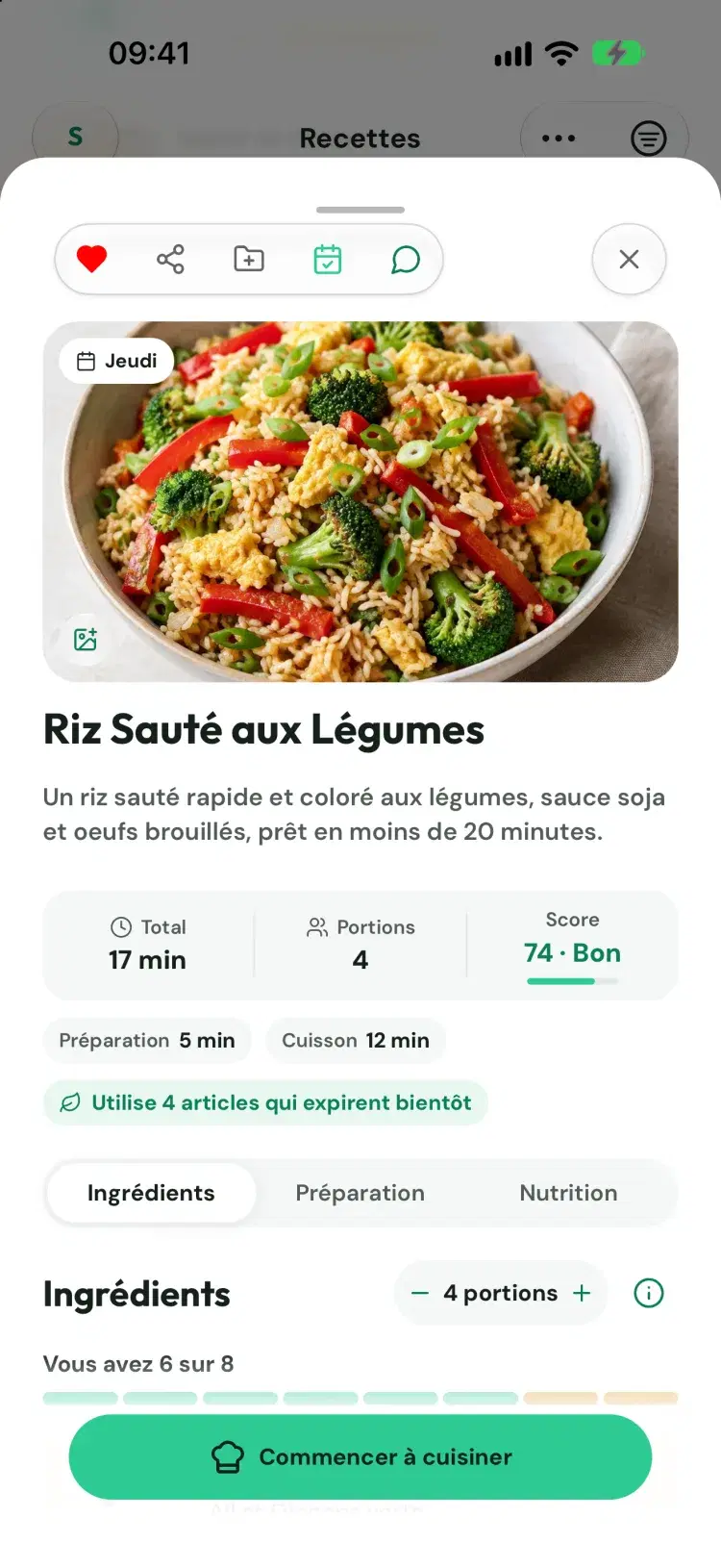 La nutrition au bout des doigts