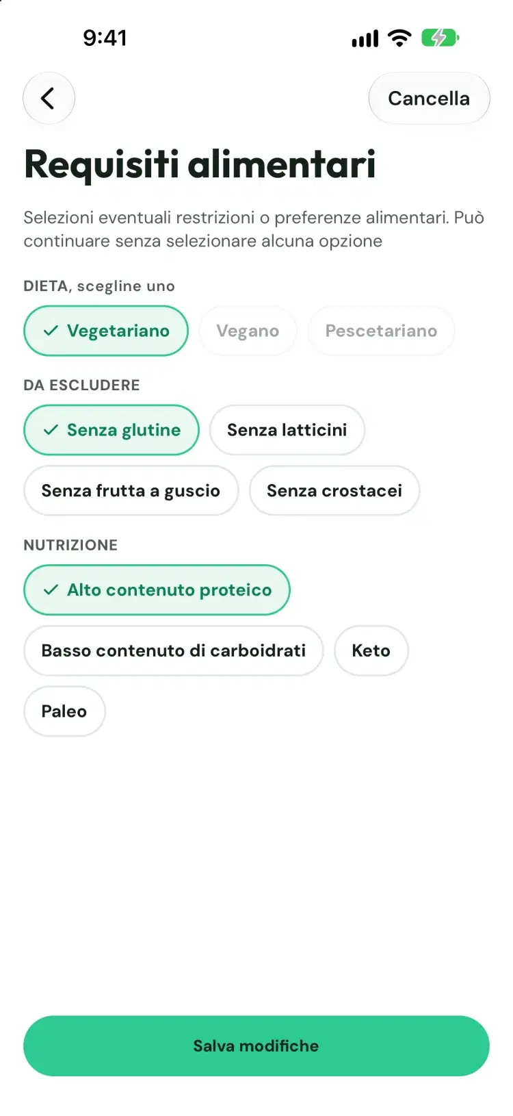 Pantry Pic diet filters
