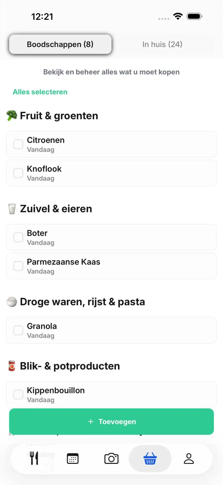 A shopping list that writes itself